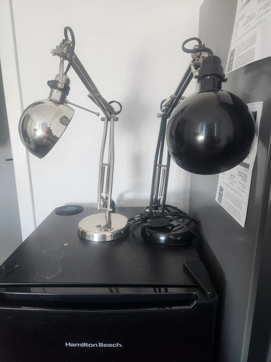 IKEA Forså Desk Lamps (2) - Silver & Black - photo 2
