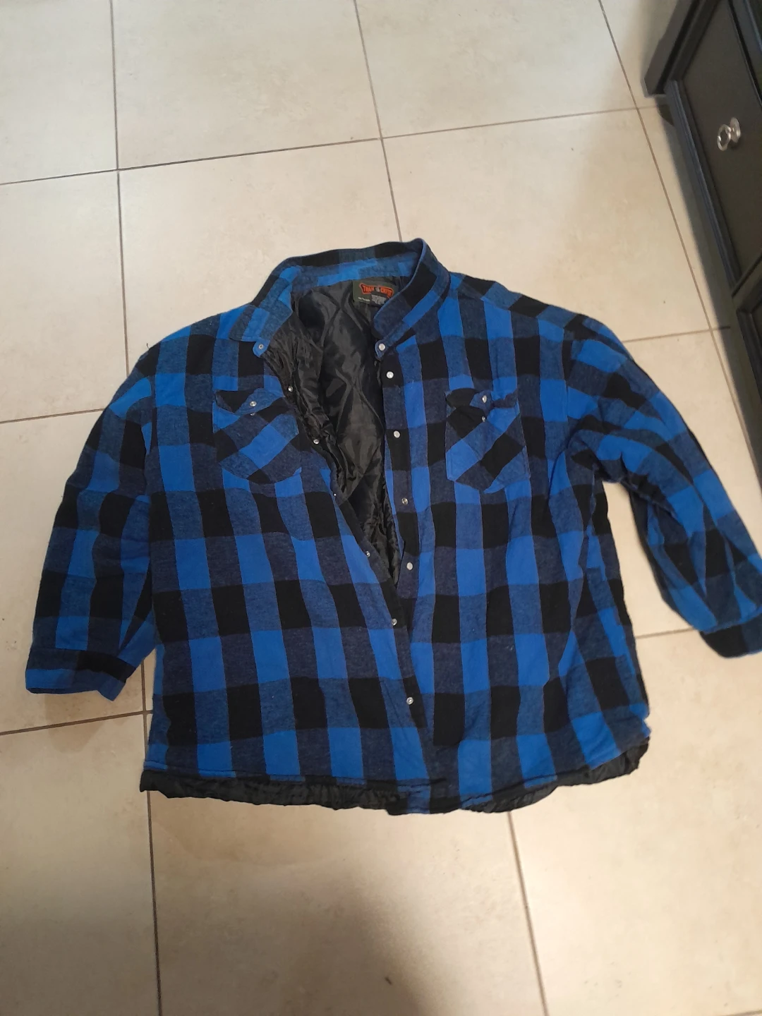 Trail Crest Plaid Lined Flannel Shirt Jacket