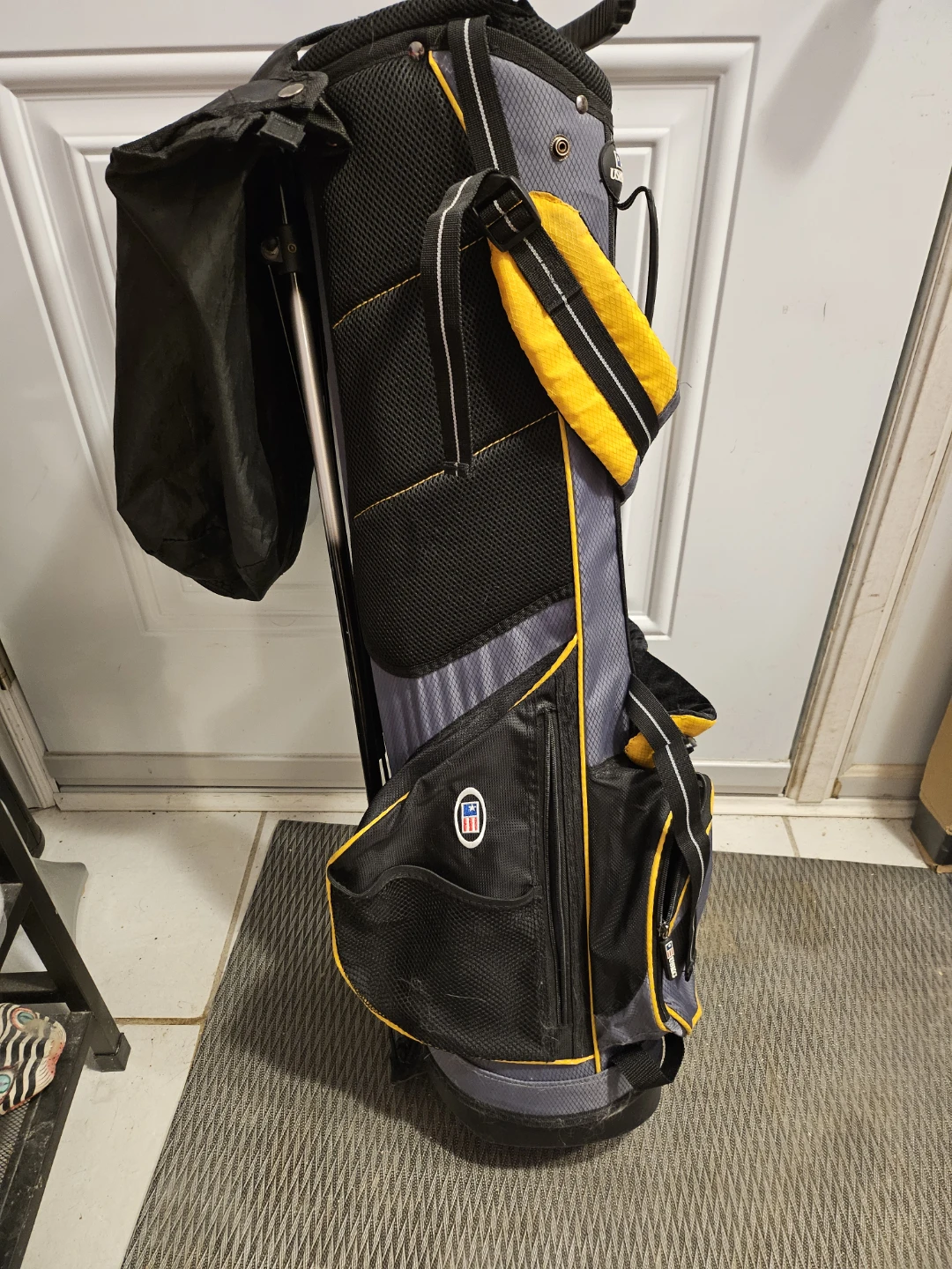 USKG63 Golf Bag - Grey and Yellow