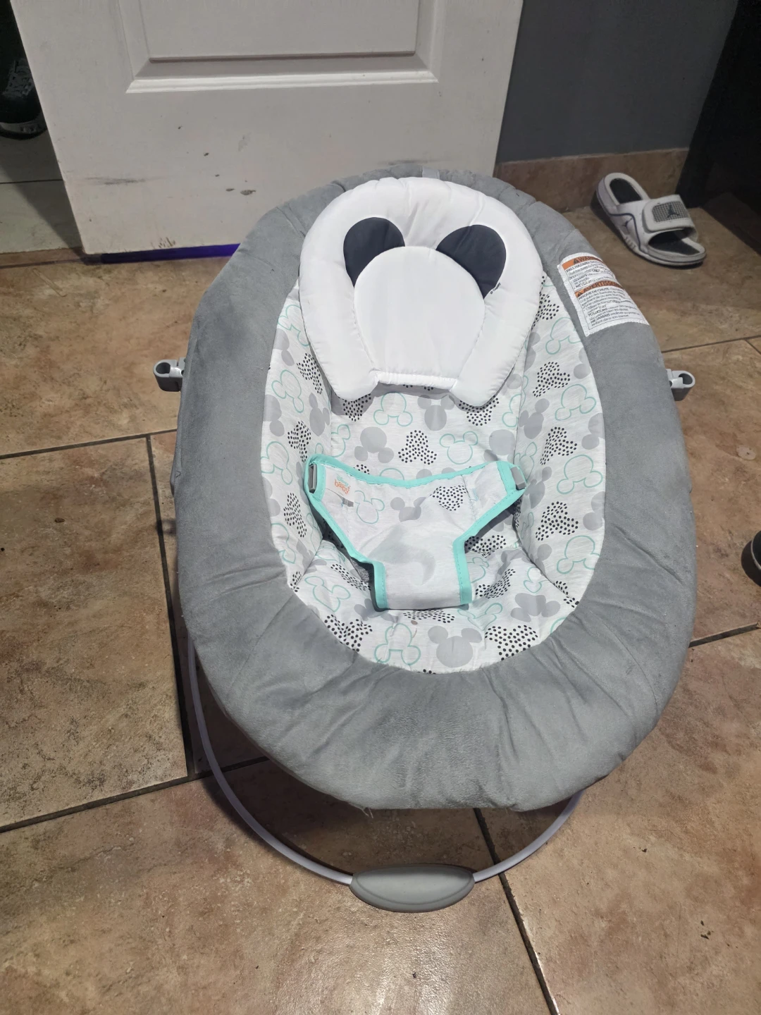 Baby Bouncer Seat with Mickey Mouse Design