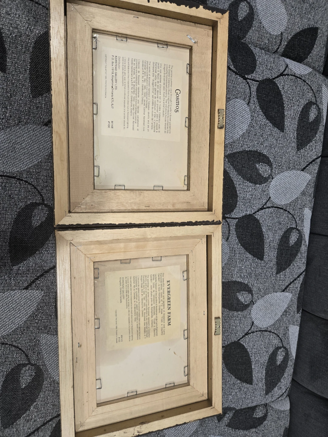 Vintage Framed Cottage Country Art Prints – Set of 2 - photo 4