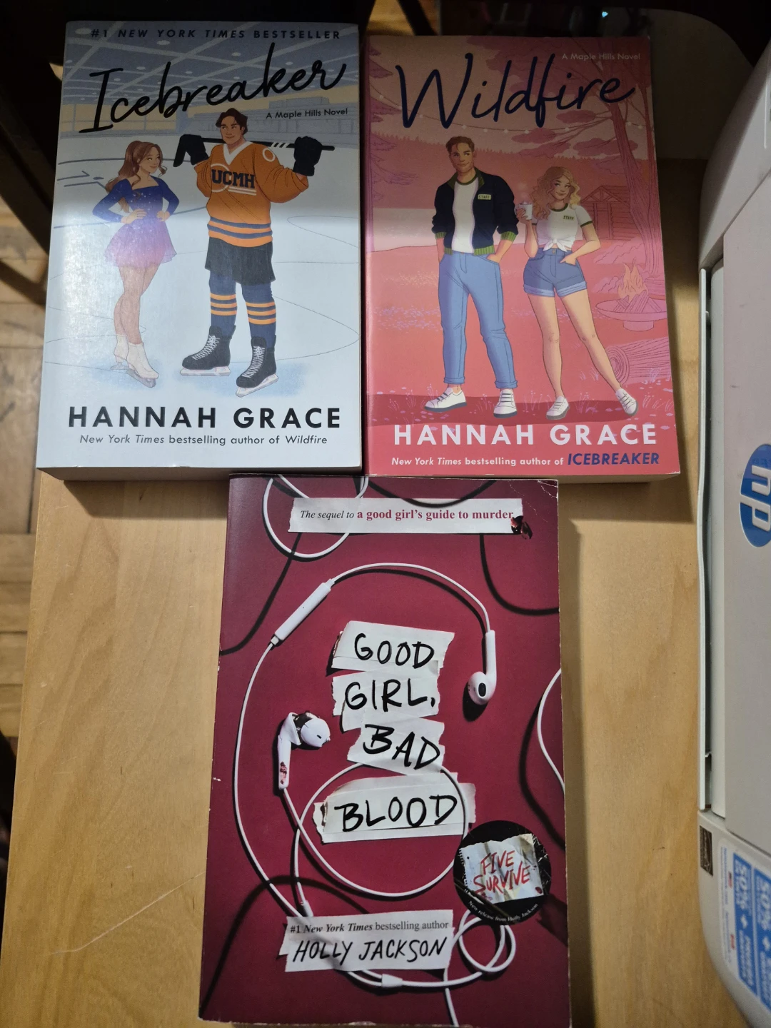 BN) 3 books Icebreaker & Wildfire, Good Girl, Bad Blood