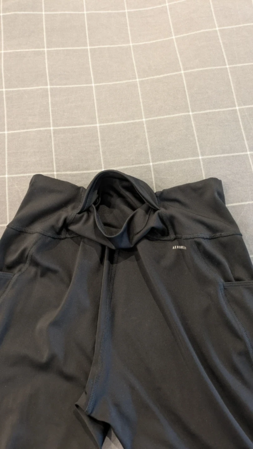 Adidas AEROREADY Black Running Tights - Size M - photo 4