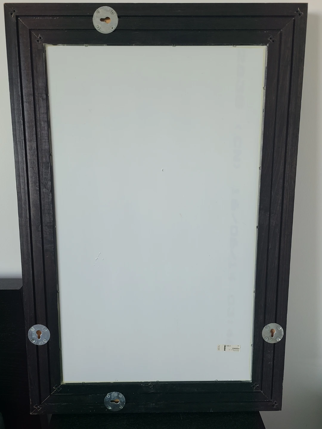 IKEA HEMNES Mirror and White Metal Frame Mirror - photo 4