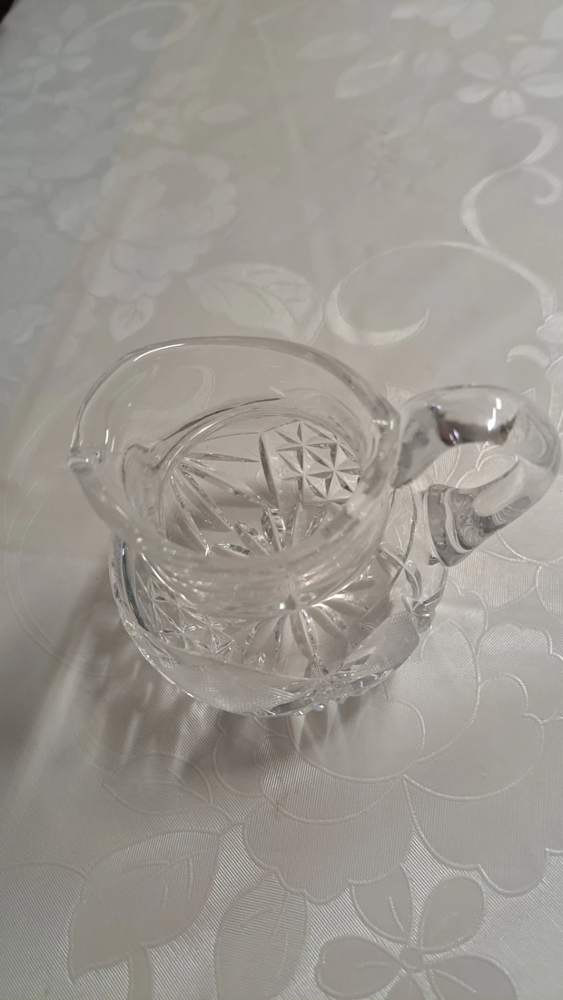 Small Crystal Creamer Pitcher - photo 2