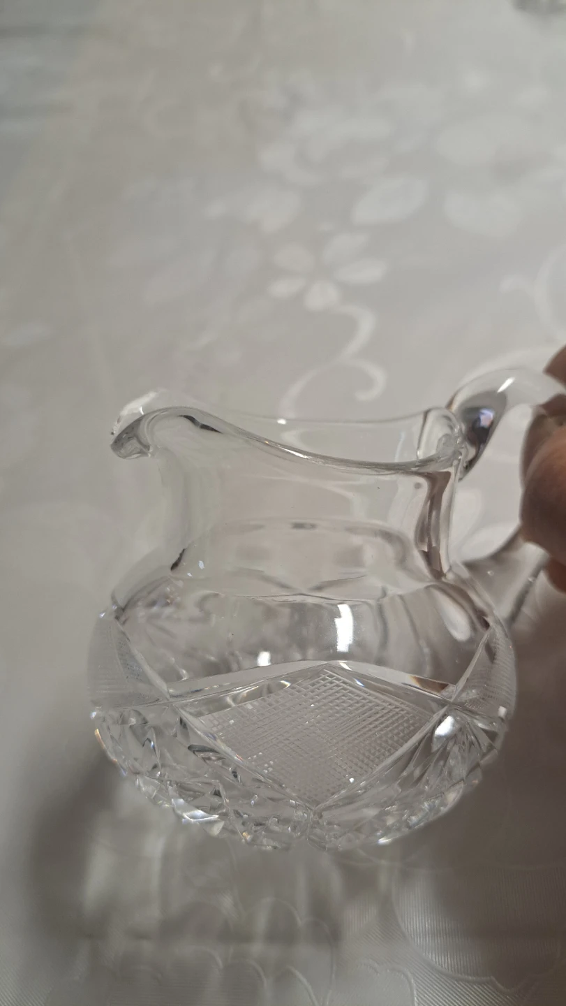 Small Crystal Creamer Pitcher - photo 4