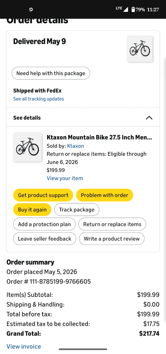 Ktaxon Mountain Bike 27.5 Inch Men's & Women's - Blue - photo 5