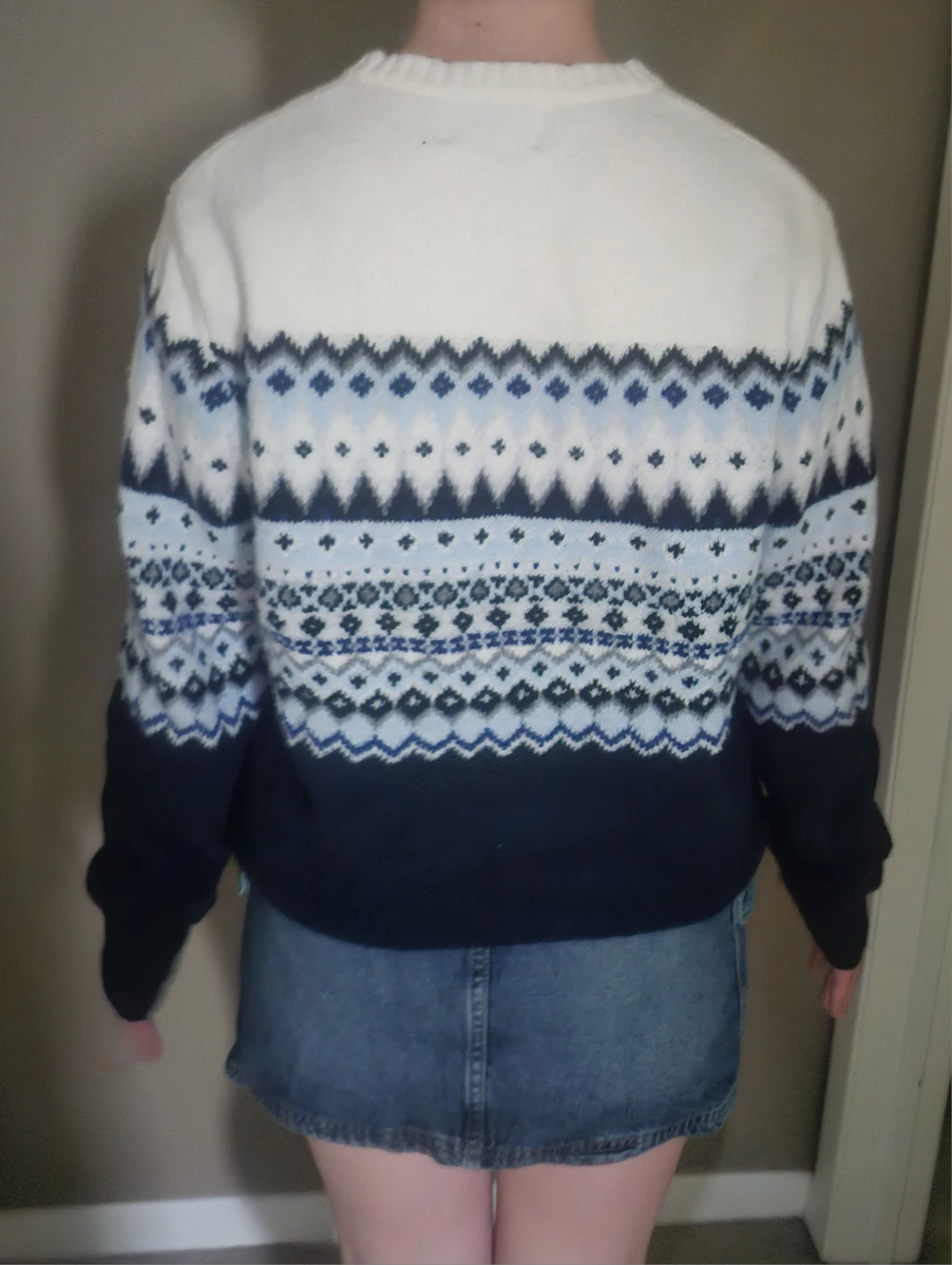 Blue and White Old Navy Sweater - photo 2