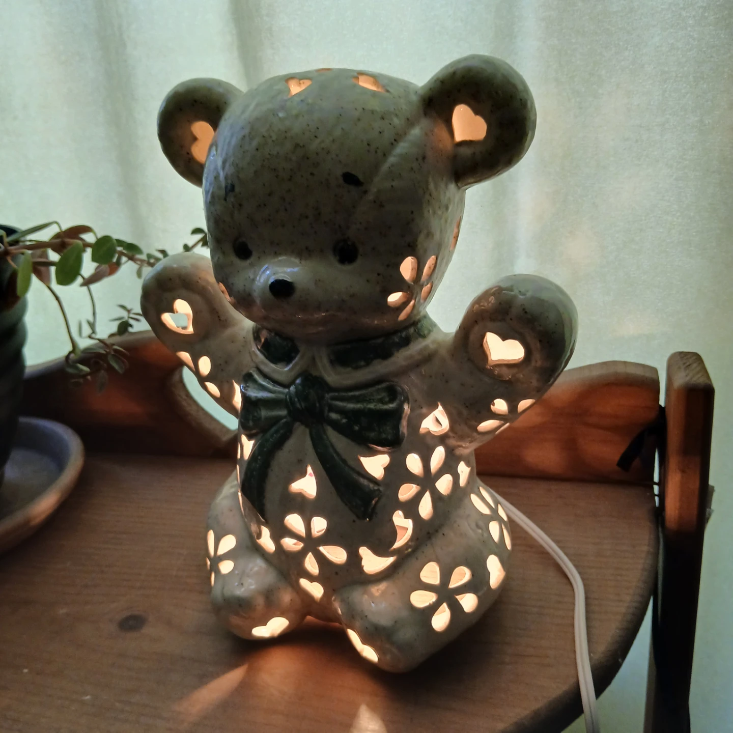 Ceramic Teddy Bear Lamp - photo 3
