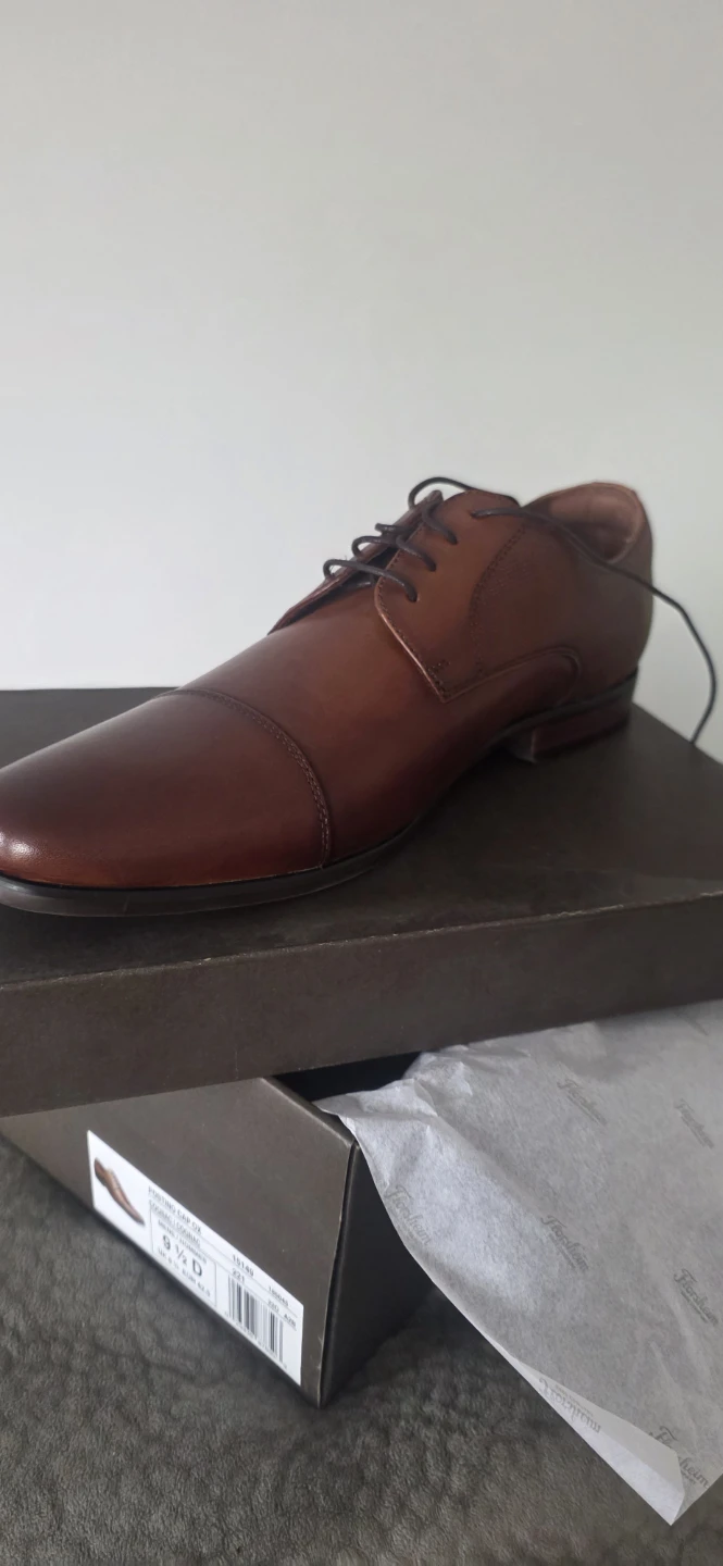 Florsheim Postino Cap Ox Cognac Mens Dress Shoes Size 9.5 D