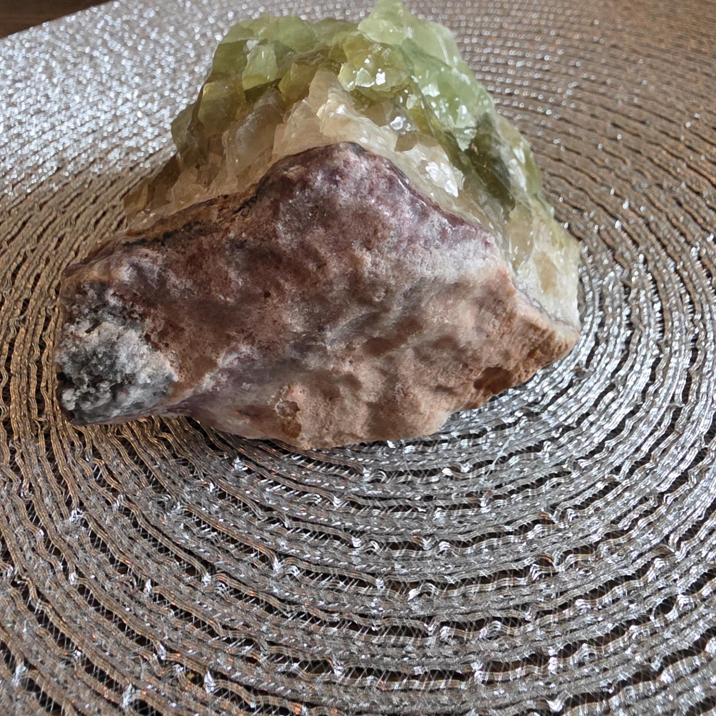 Large Green Calcite Crystal - EUC - photo 2