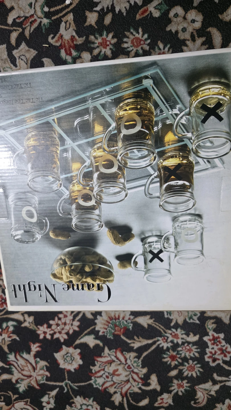 Game Night Tic Tac Toe Shot Glasses Set - photo 2