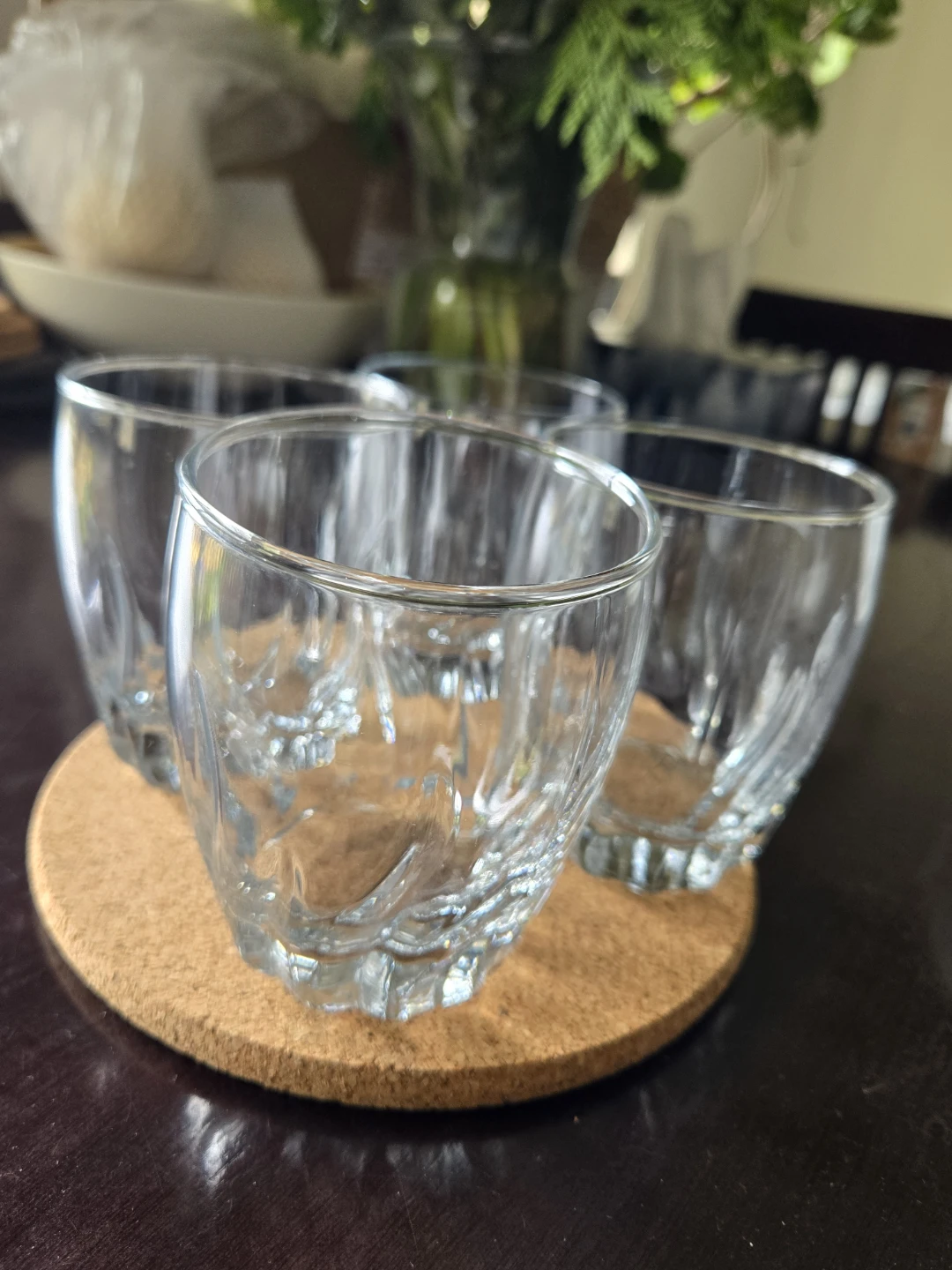 Set of 4 Clear Glasses - photo 2
