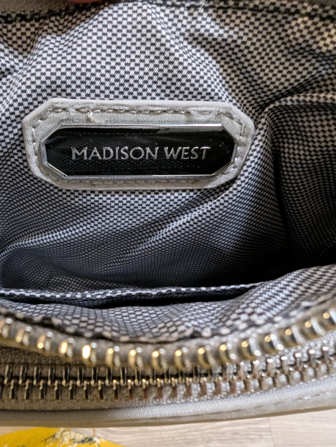 Madison West Grey Crossbody Bag