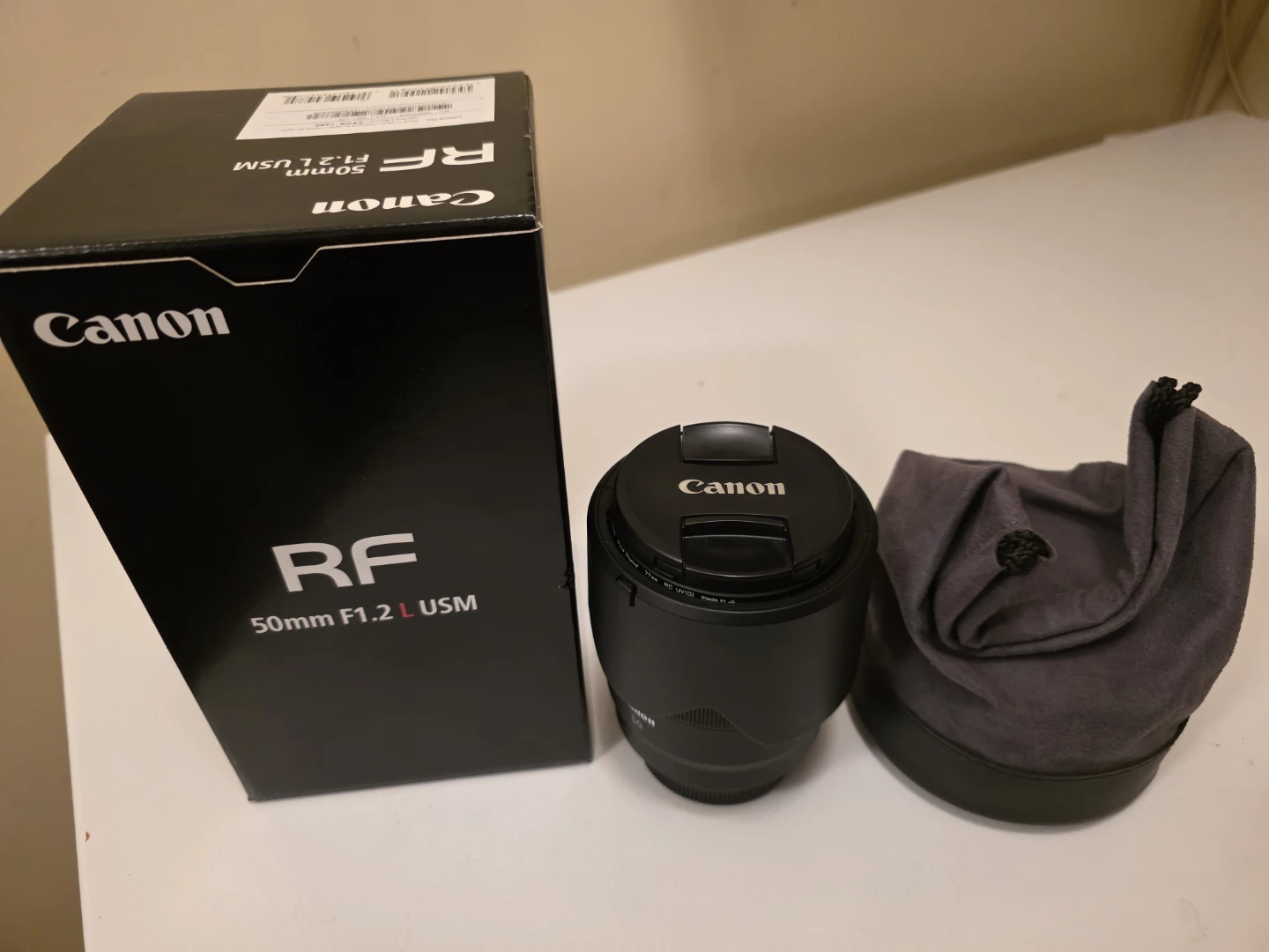 Canon RF 50mm F1.2 L USM Lens and EF 50mm F1.2 L