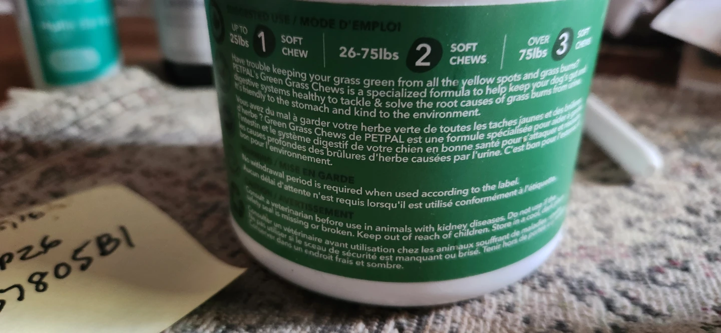 PetPal Grass Be Green Probiotic Chews for Dogs - photo 2