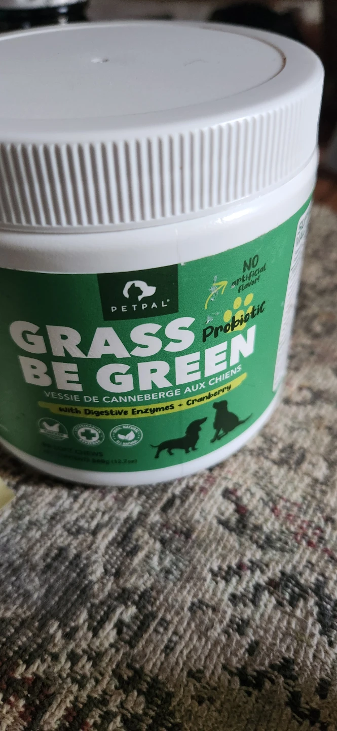 PetPal Grass Be Green Probiotic Chews for Dogs - photo 3