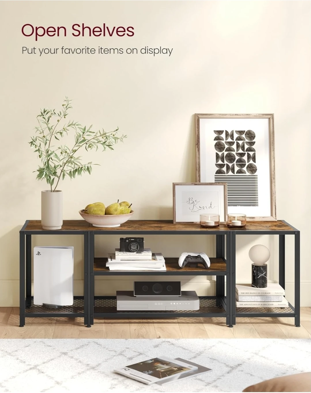 Industrial Style TV Stand - photo 3