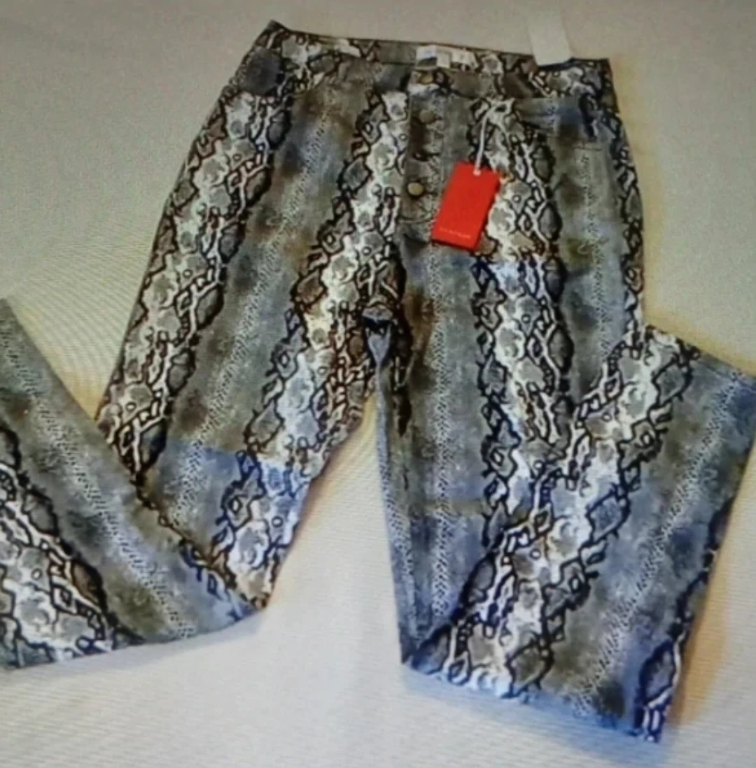 NWT!  RAMPAGE SNAKESKIN PANTS