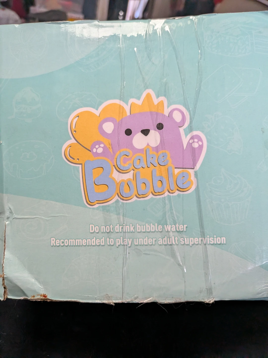 Happy birthday cake with bubbles and music - photo 5