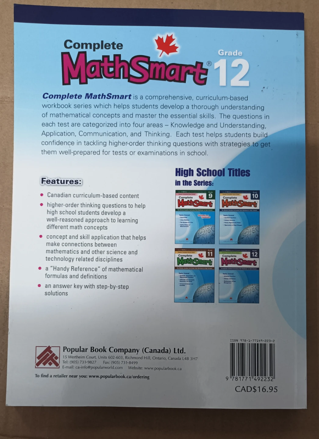 Complete MathSmart Grade 12 Workbook - photo 2