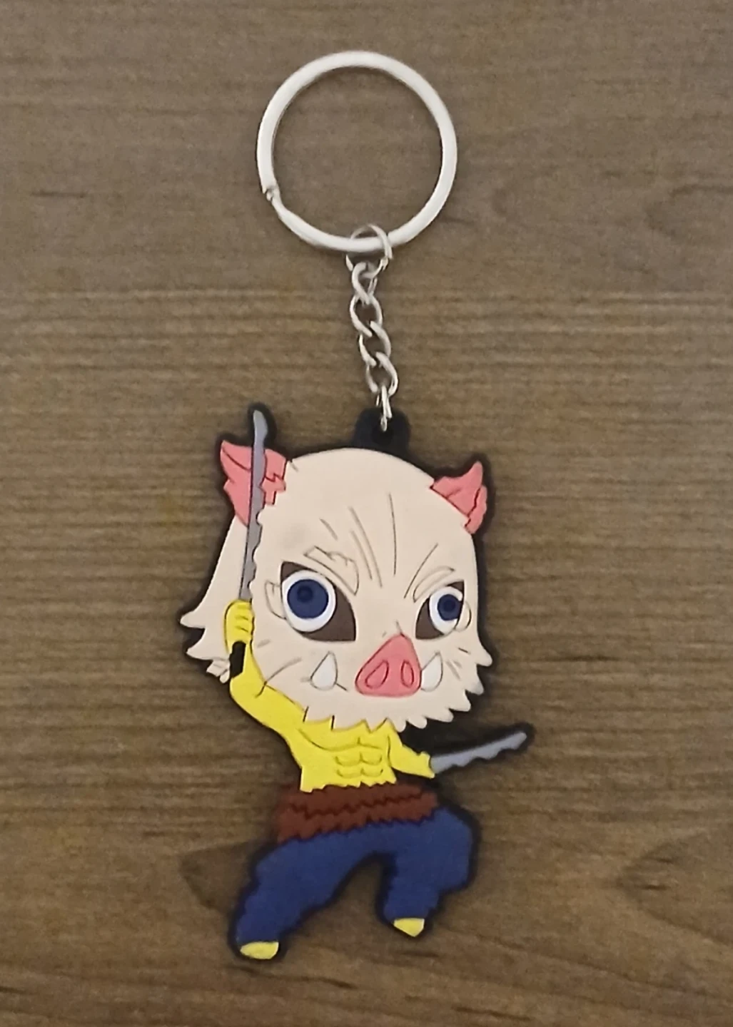 Demon Slayer Inosuke Keychain - photo 2