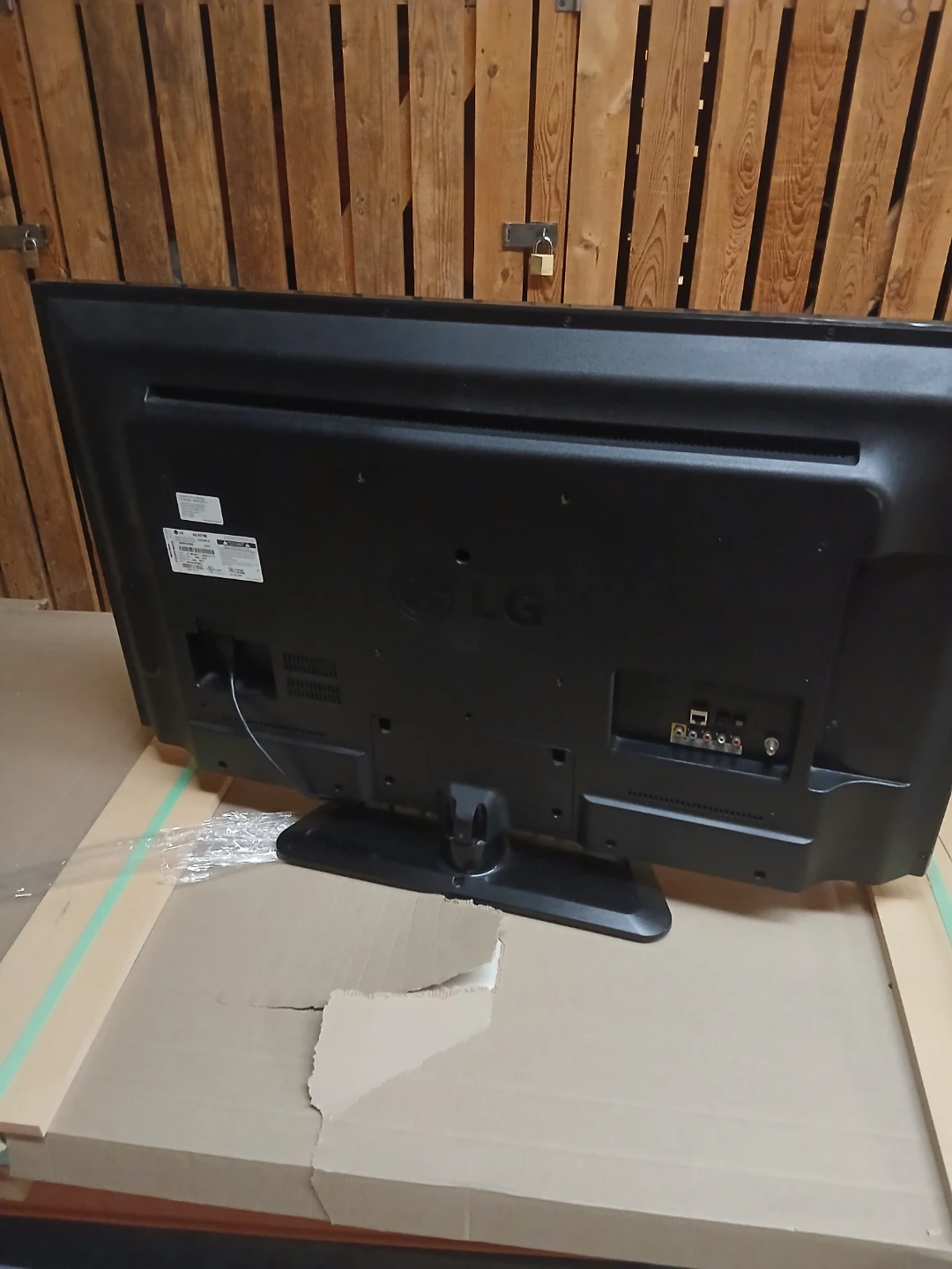 Black Flat Screen TV with Stand - photo 2