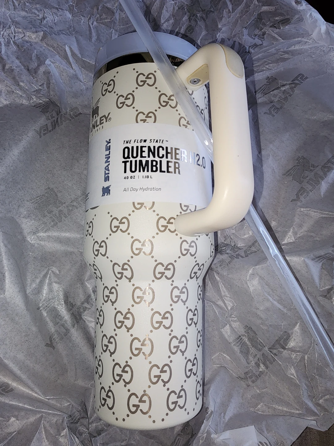 LV, Gucci and Chanel Stanley Quencher Tumbler 40 oz - photo 2