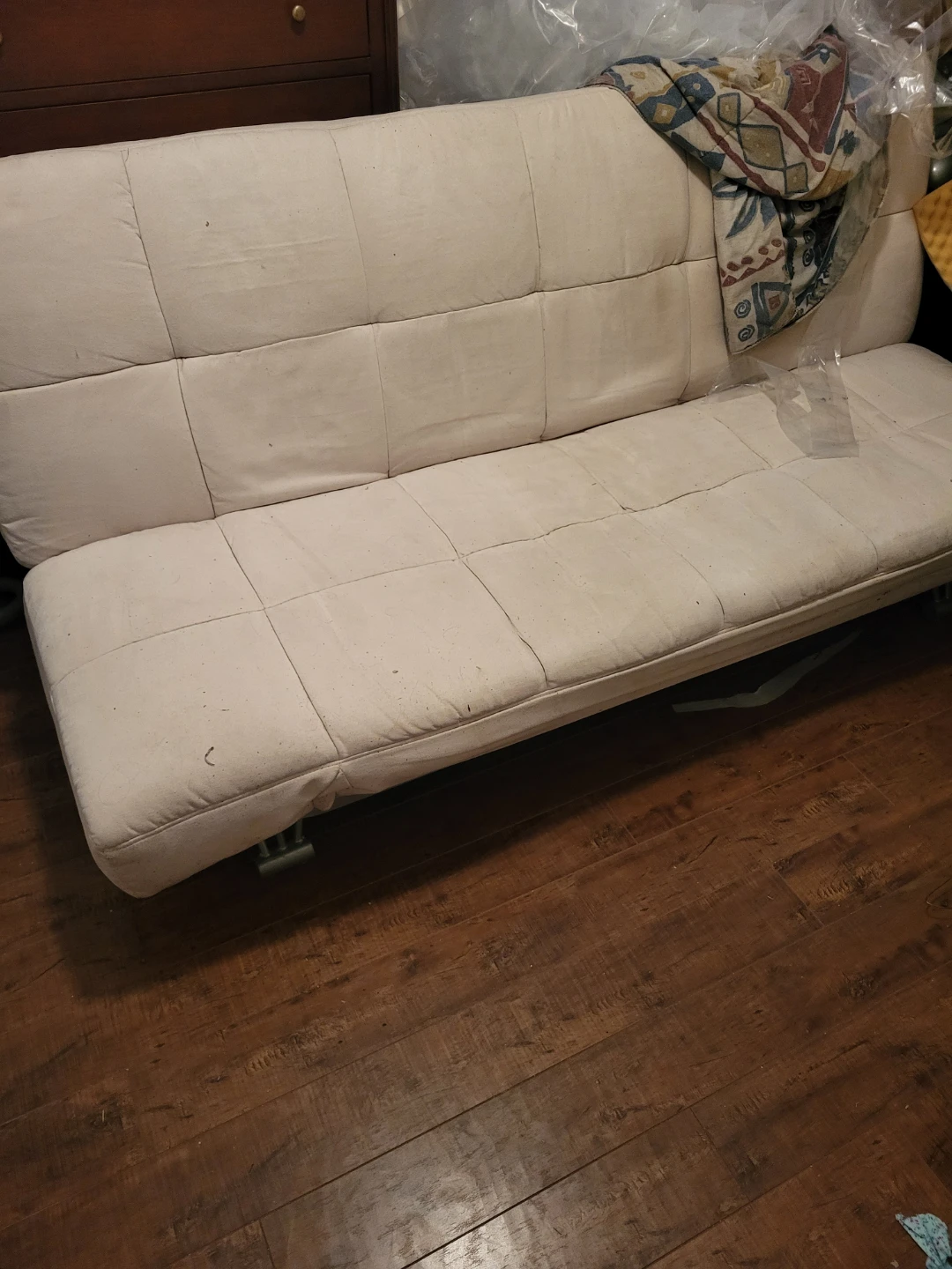 Cream futon