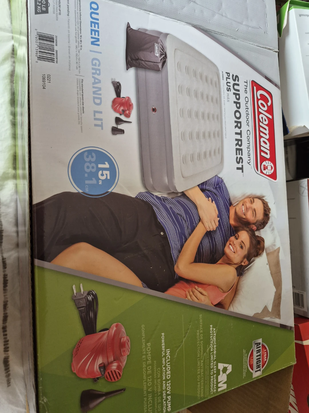 Coleman Queen SupportRest Airbed with Pump