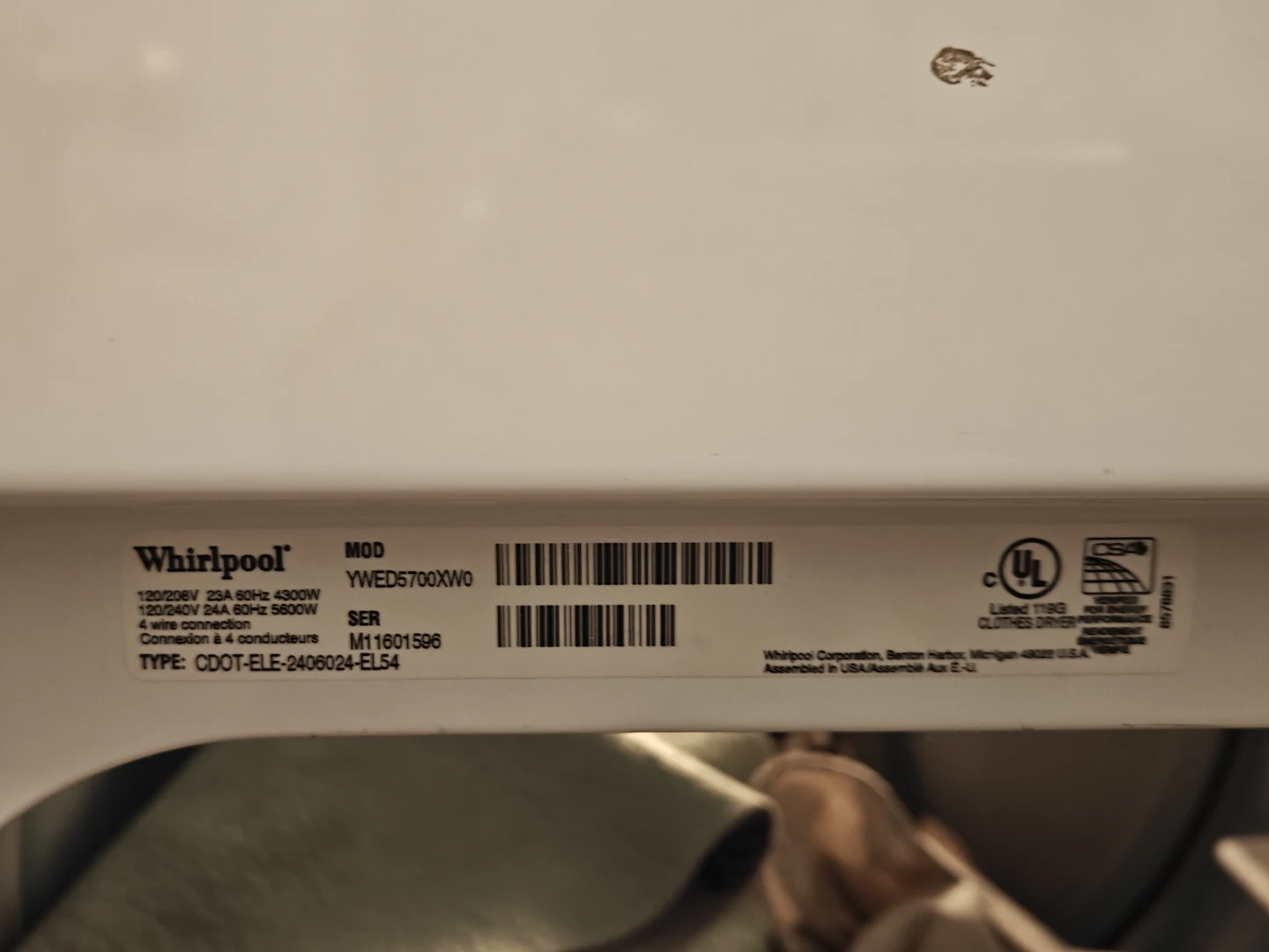 Whirlpool dryer - photo 2