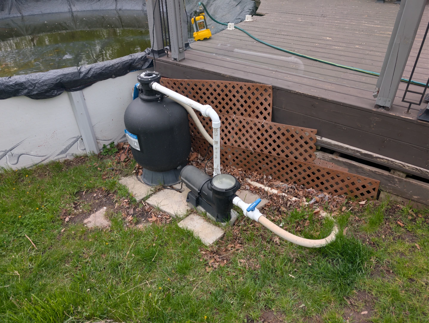 27 feet Above Ground Swimming Pool Pump and Filter System - photo 5