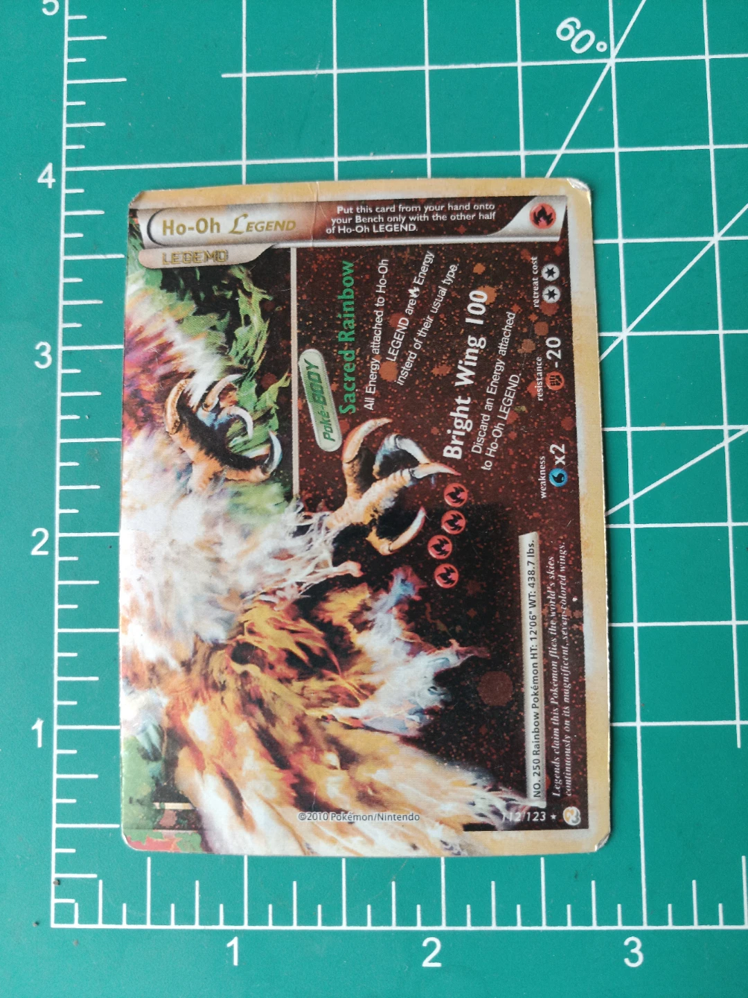 Pokemon Ho-Oh Legend Trading Card