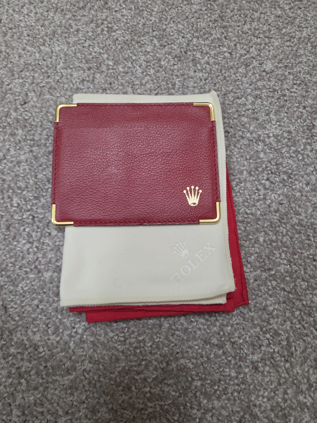 Rolex Card Holder with Cleaning Cloth - photo 3