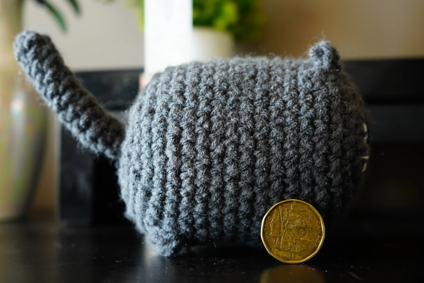 Crocheted Cat Plushies (Black & Grey) - photo 4