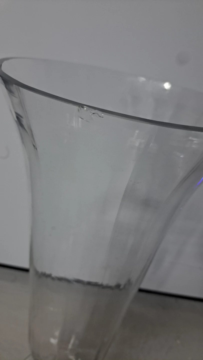 Tall Clear Glass Vase - photo 2