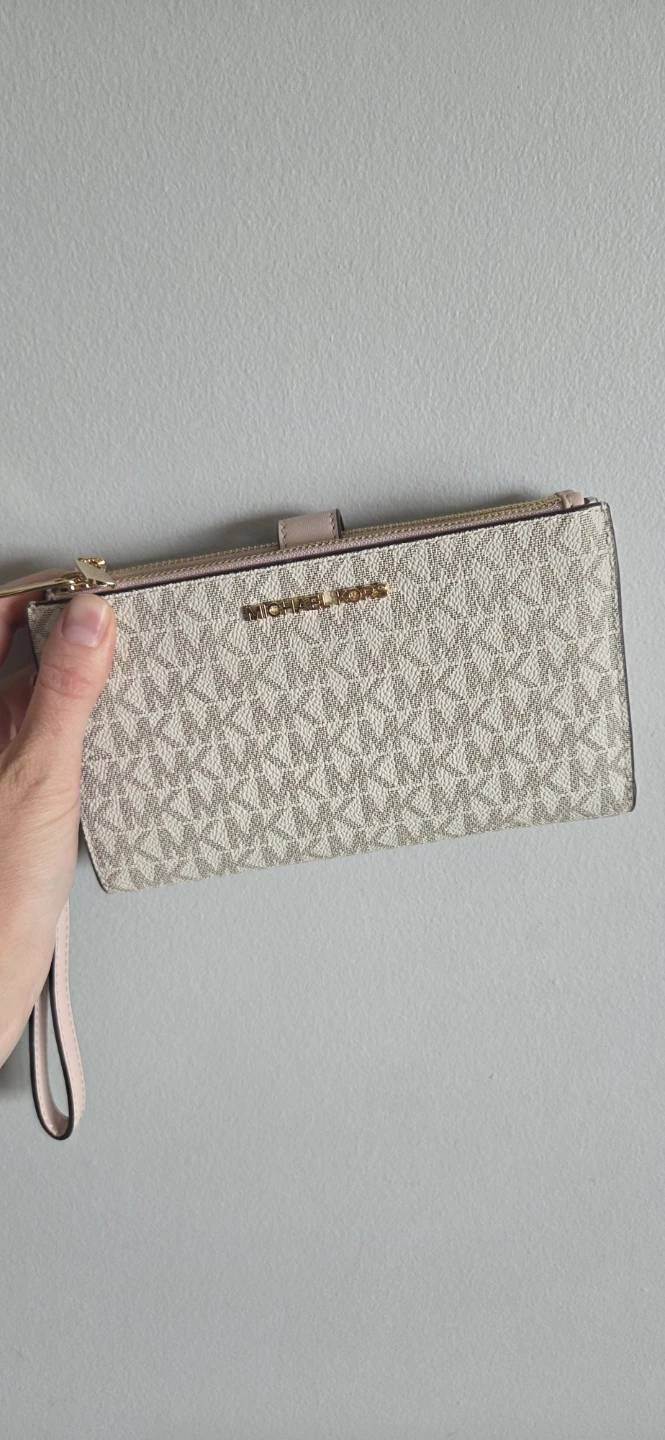 Michael Kors Signature Logo Wristlet Wallet