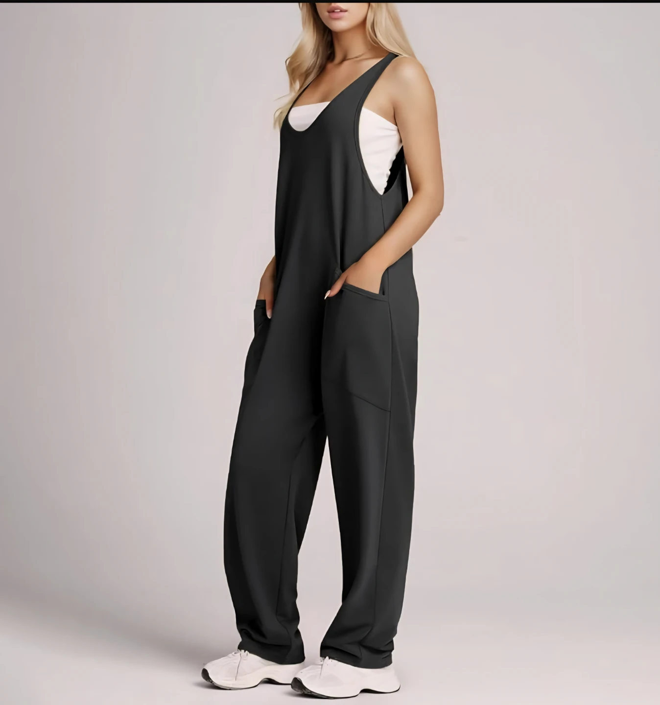 LIWEIKE Romper Jumpsuit with Pockets - photo 3