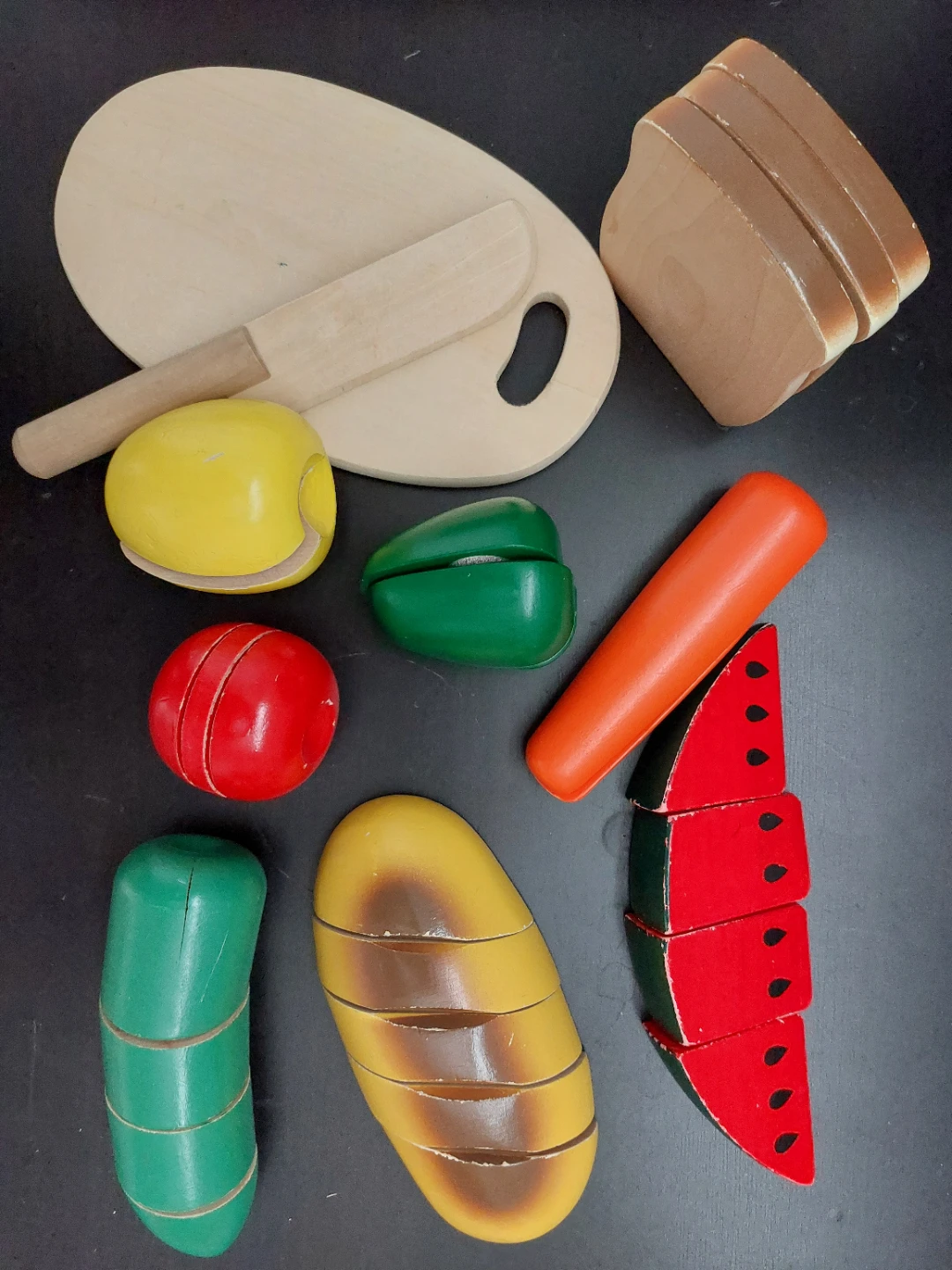 Wooden Play Food Set