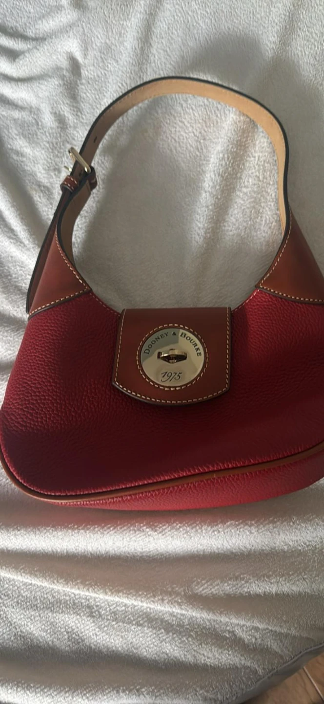 Dooney & Bourke Red Leather Shoulder Bag