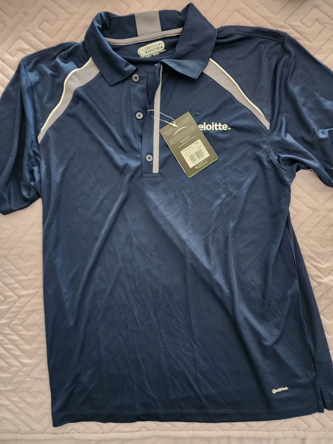 Deloitte ONTOUR WebTech Golf Polo Shirt - photo 2