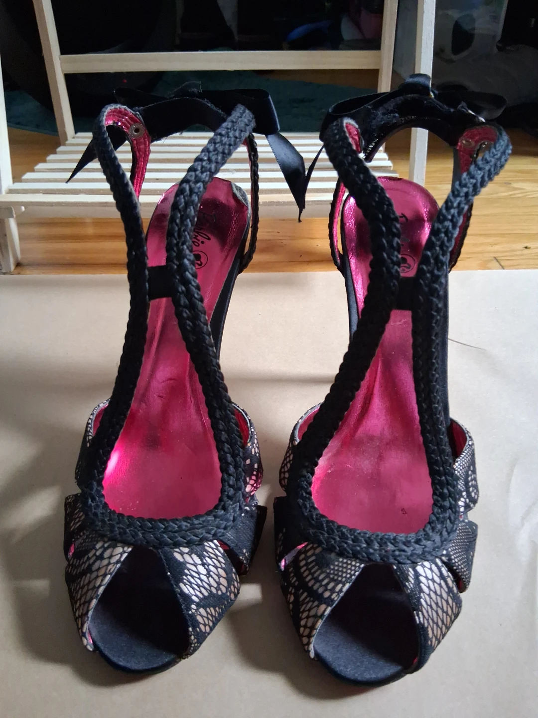 Barbie by Town Shoes Black Heels