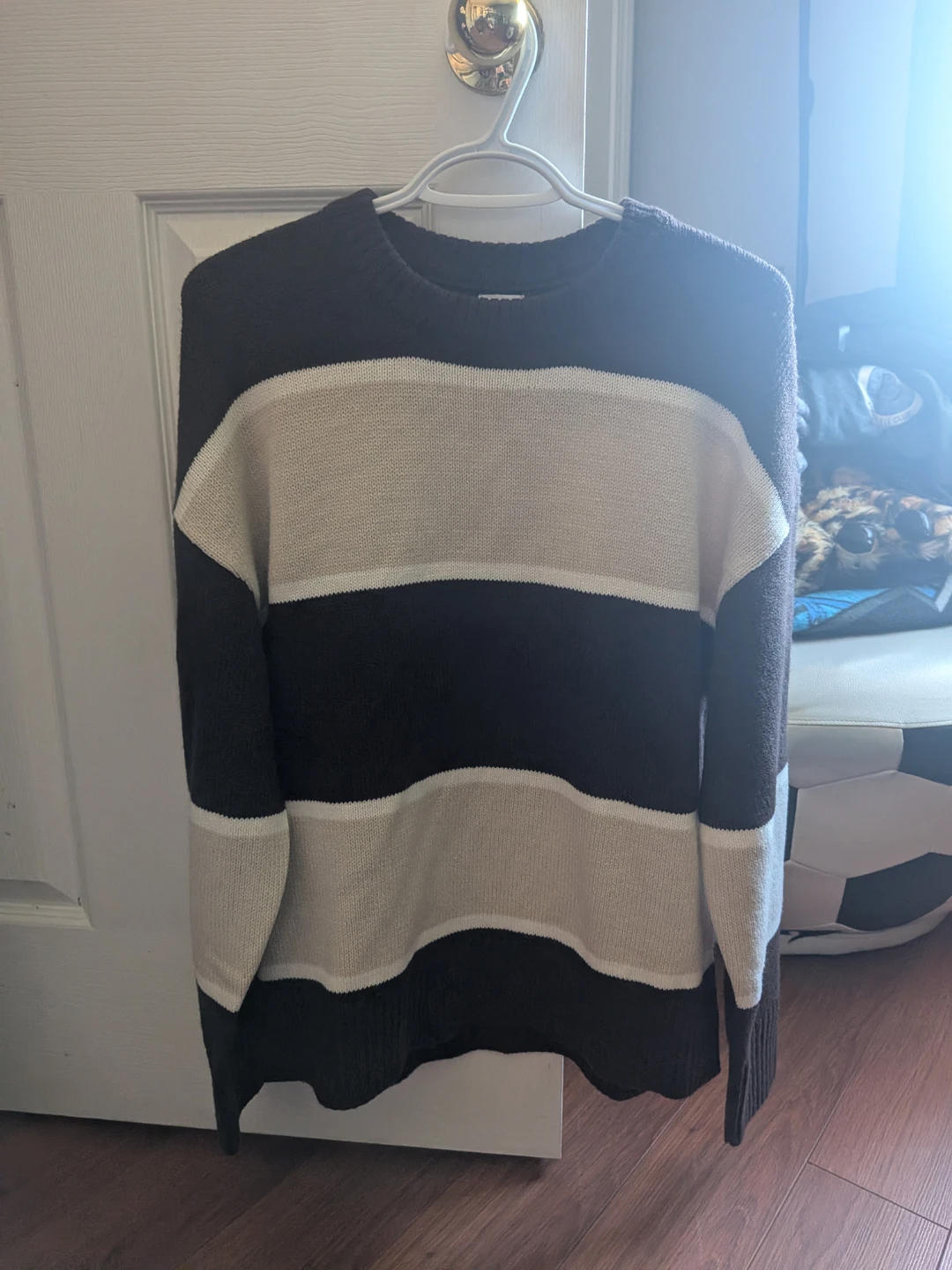 Striped Crew Neck Sweater
