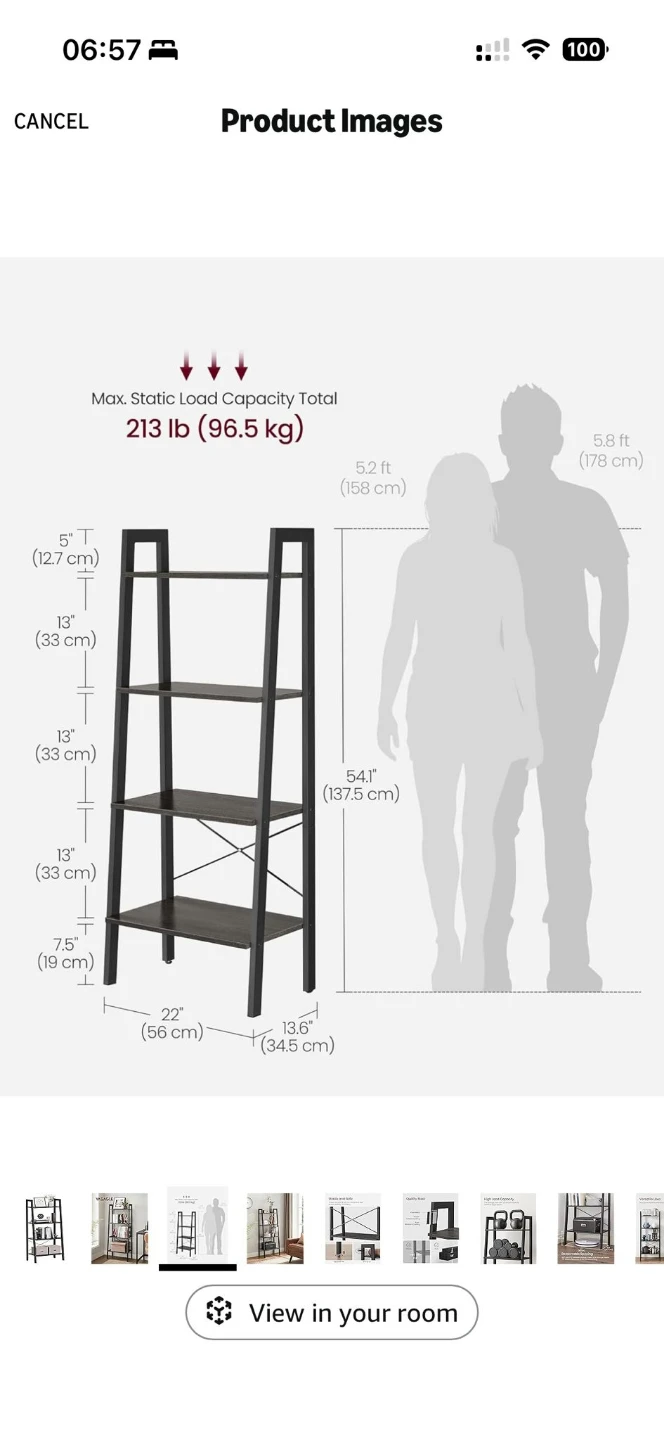 4-Tier Ladder Shelf - photo 4