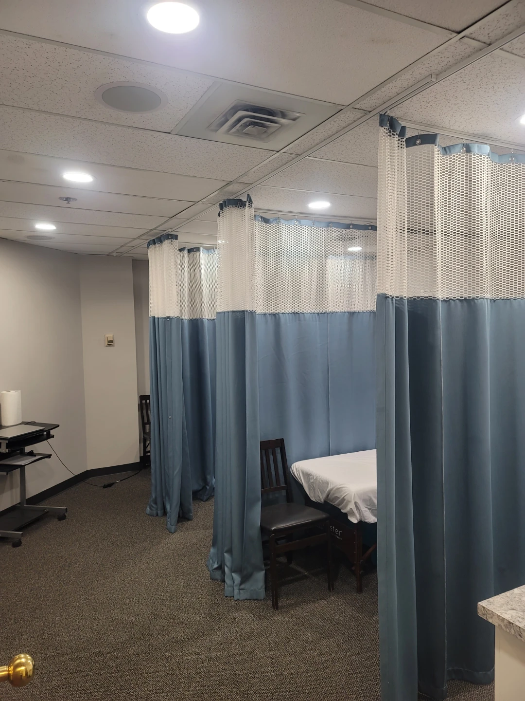 Curtains cubicles for physiotherapy,  massage, and etc. clinic