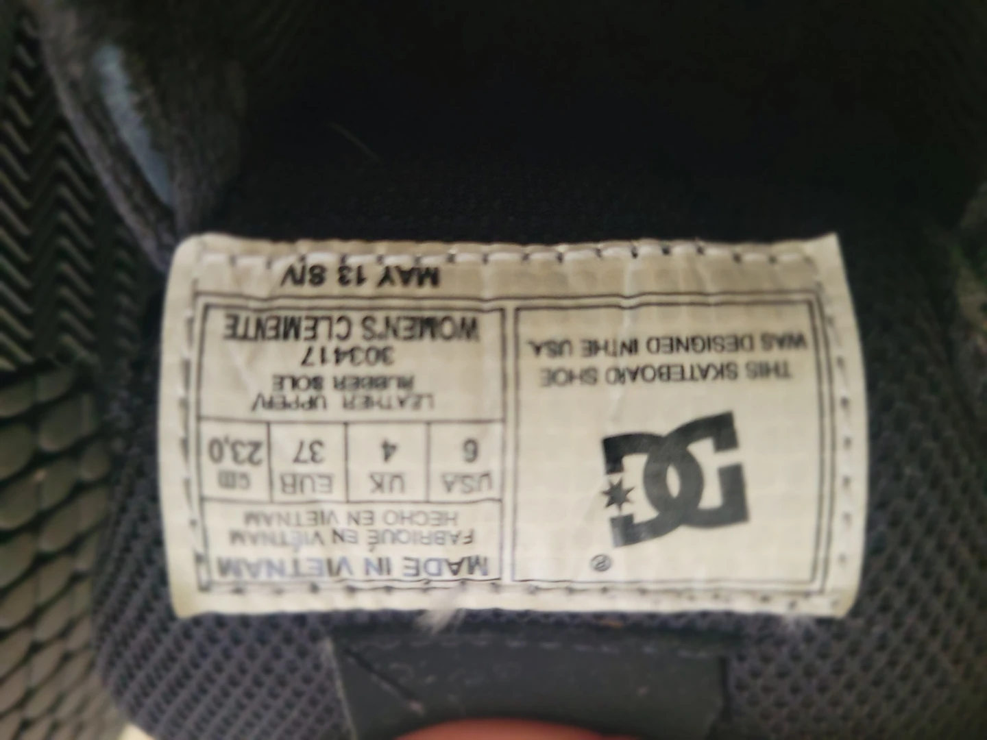 DC Shoes Women's Clemente Black Skate Shoes Size 6 UK - photo 5