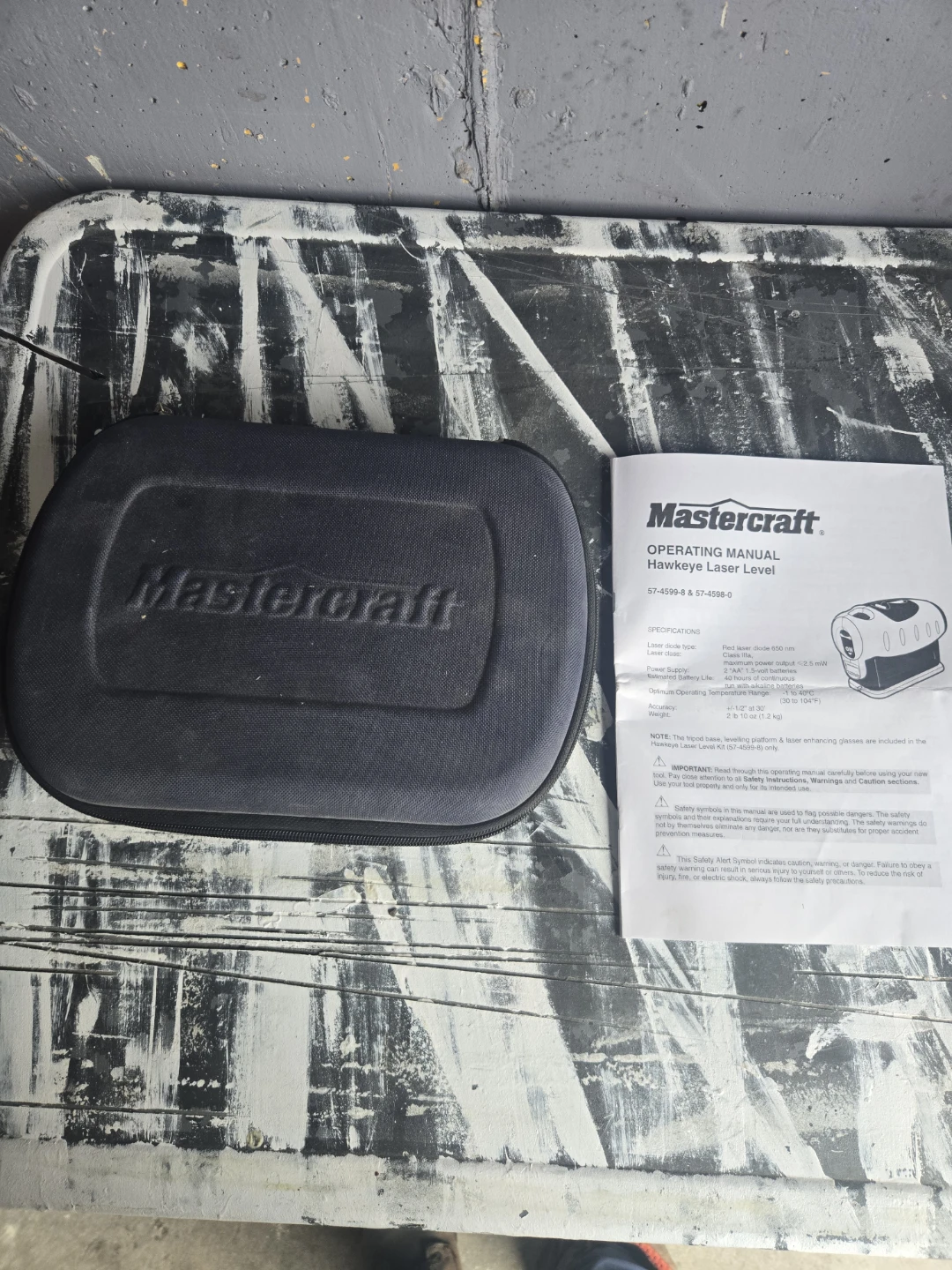 Mastercraft Hawkeye Laser Level with Case - photo 2