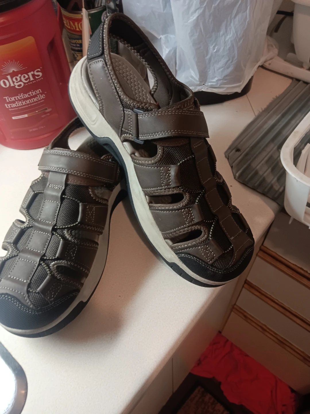 Men's Brown Sport Sandals