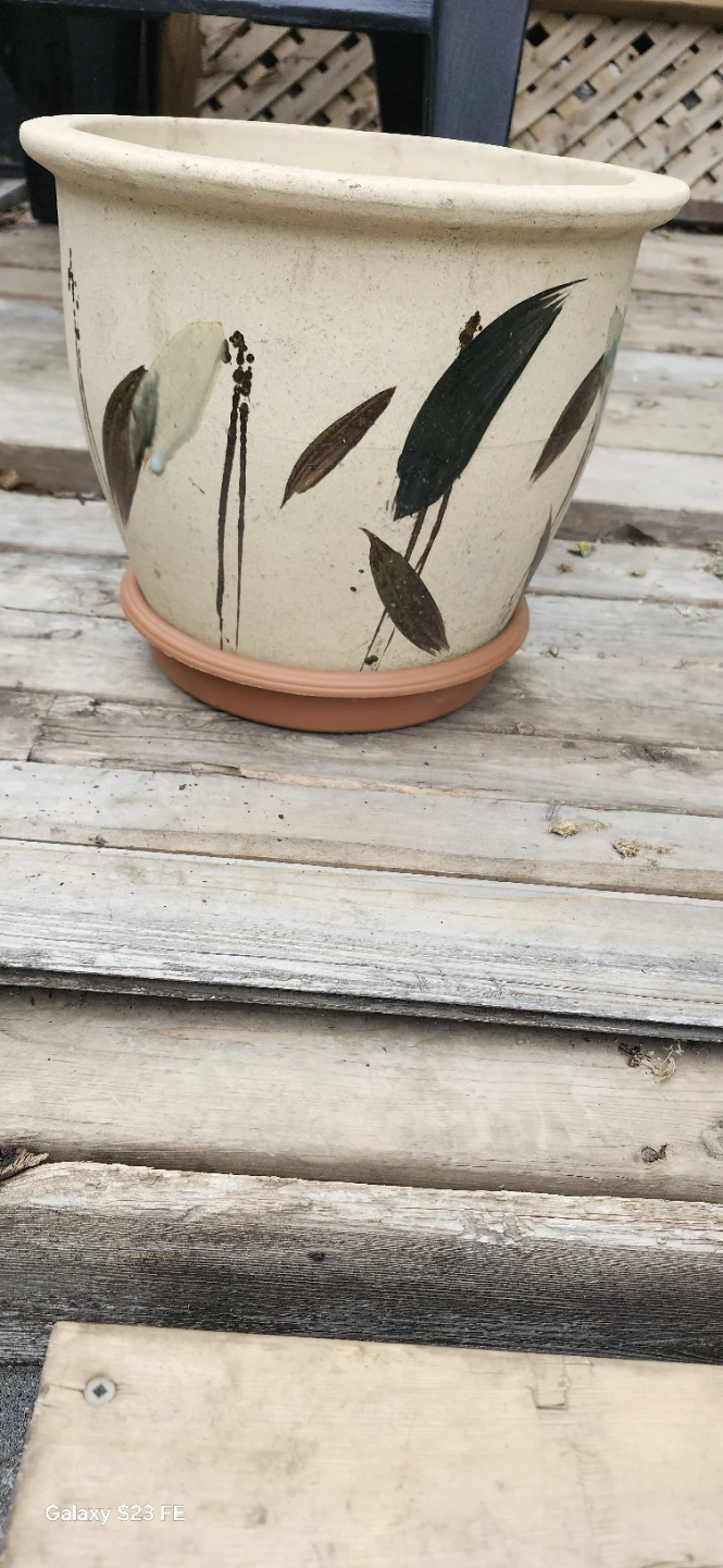 Ceramic Planter Pot with Saucer - photo 2