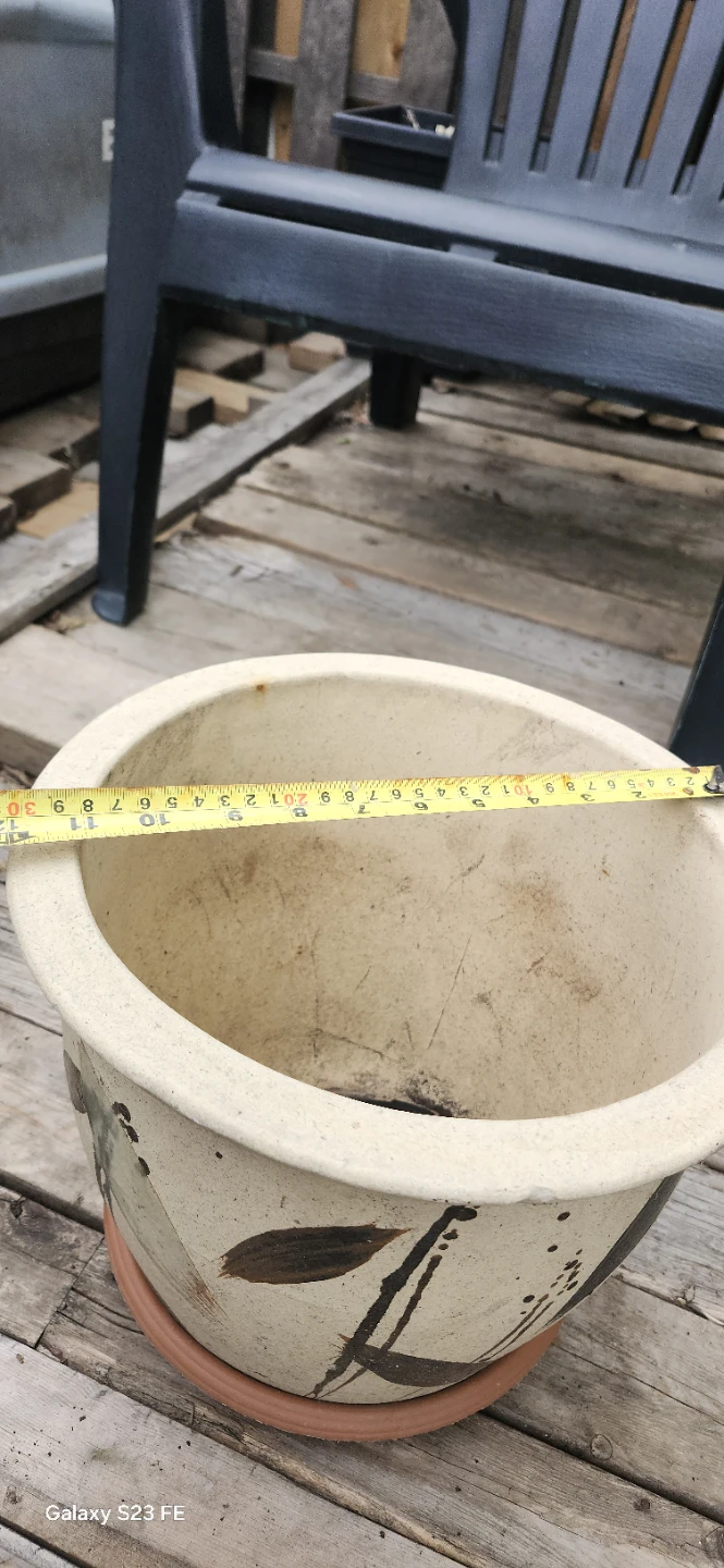 Ceramic Planter Pot with Saucer - photo 5